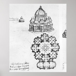 Poster Détail d'une église centrale, c.1488