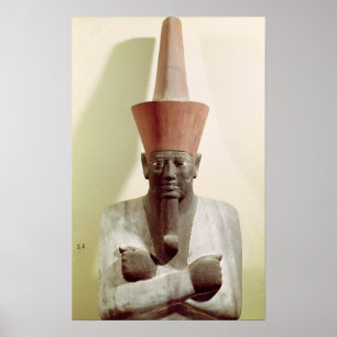 Poster Détail d'une statue de Mentuhotep II