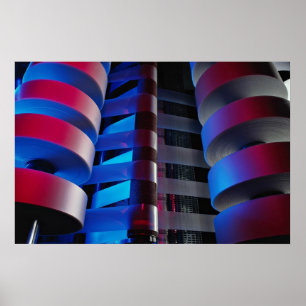 Poster Détail industriel de machine de conditionnement