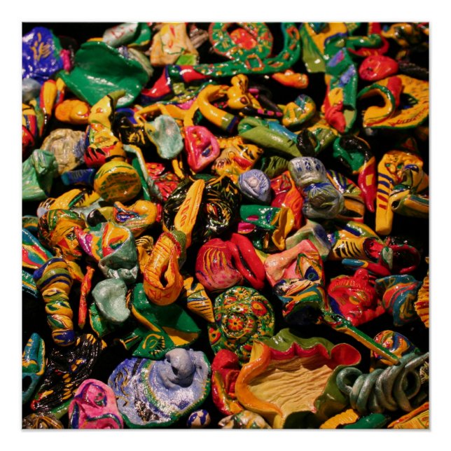 Poster Détail microéthique Miniature Micro Objets (Devant)