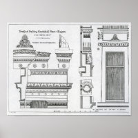Détails architecturaux de Grecian Chambers