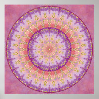 Poster d'été Berry Mandala