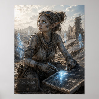 Poster Détermination / Ingénieur Solaire / Ferme Solaire