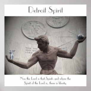 Poster Detroit Spirit (affiche)