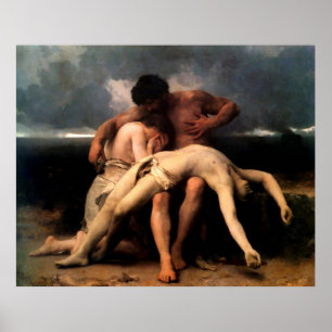 Poster Deuil de Bouguereau le premier (Deuil premier)