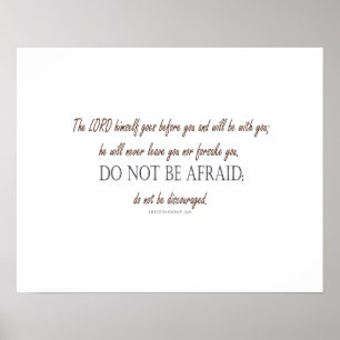 Poster Deutéronome 31:8 Le Seigneur va devant vous