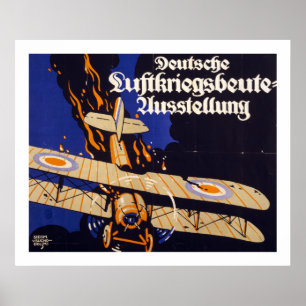 Poster Deutsche Luftskreigsbeute (blanc)