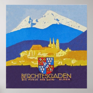 Poster " Deutschland : 1926/heute - Berchtesgaden ...