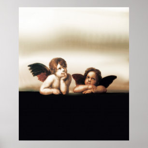 Poster Deux anges Cherub