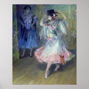 Poster Deux danseurs espagnols, 1852