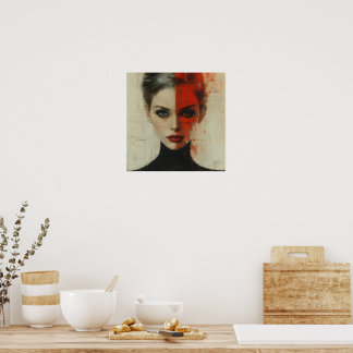 Poster Deux faces