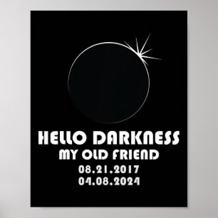 Poster Deux Fois Dans Une Vie Total Éclipse Solaire 2024