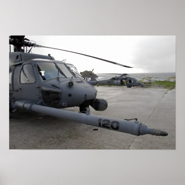 Poster Deux Hawks HH-60G Pave (Devant)