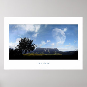 Poster deux lunes
