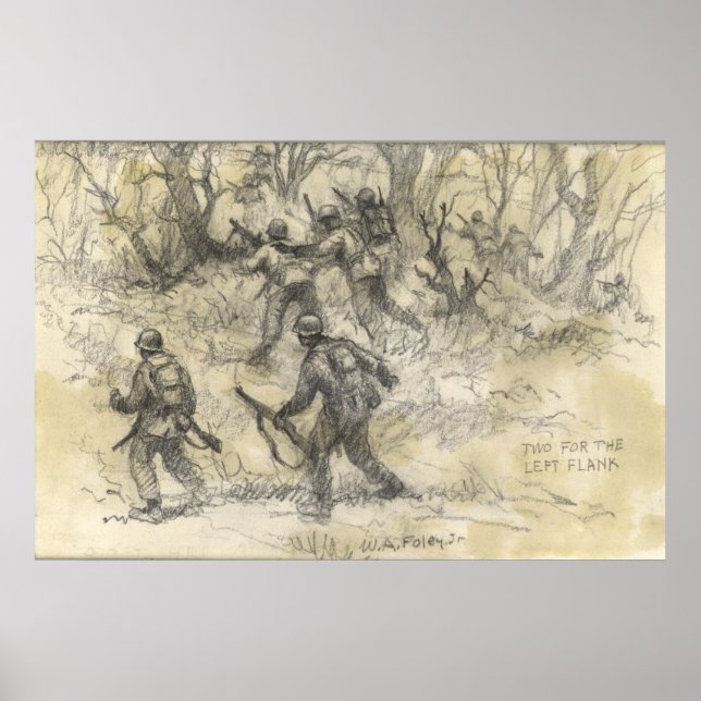 Poster Deux pour le flanc gauche (Devant)