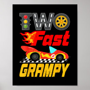 Poster Deux Rapide Grampy Pit Crew Racw famille de voitur