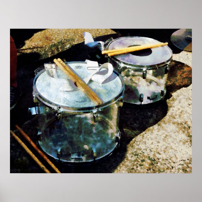 Poster Deux Snare Drums (Devant)