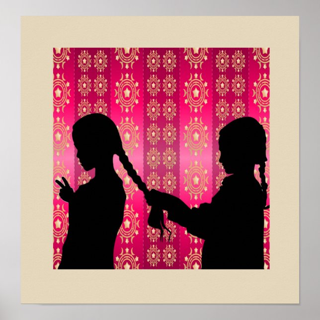 Poster Deux Soeurs Braiding (Devant)