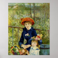 Deux Soeurs sur la terrasse