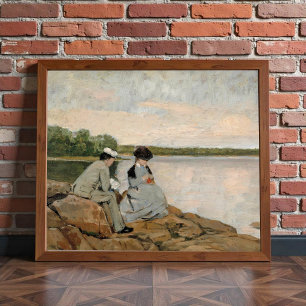 Poster Deux sur la plage, Arvid Liljelund