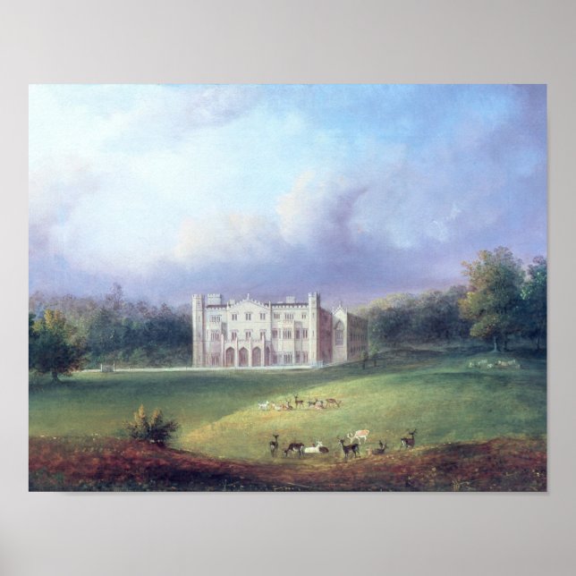 Poster Deux vues de Apley Priory (Devant)