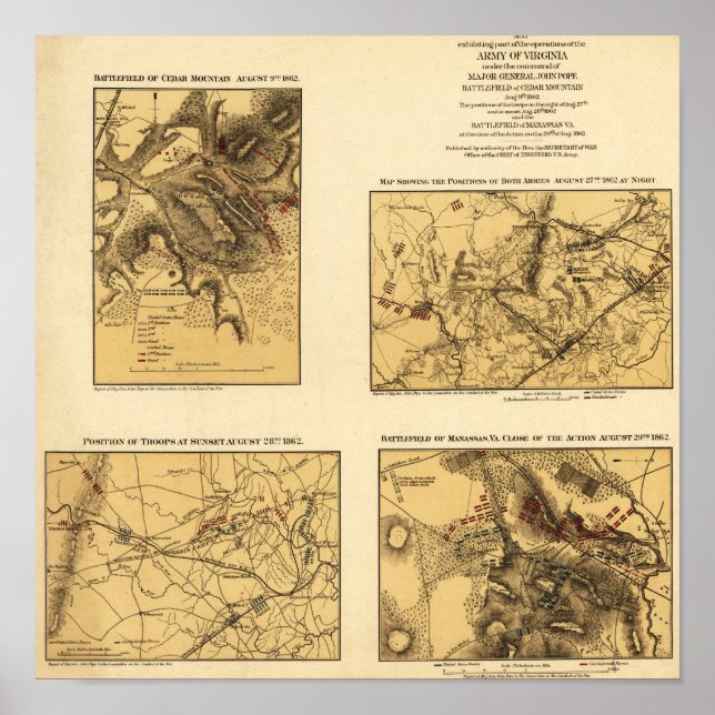 Poster Deuxième bataille de Bull Run 2 (Devant)