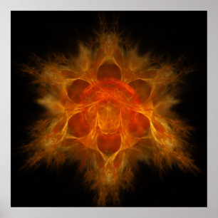 Poster Deuxième Chakra - Swadhisthana - La tête de quelqu