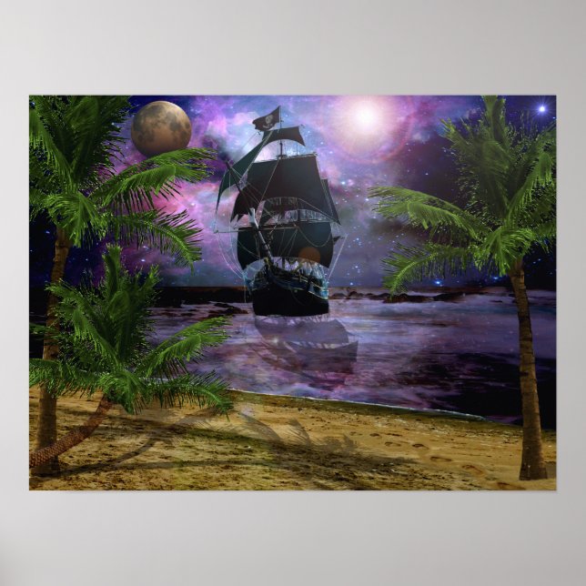 Poster Deuxième étoile à droite. (Devant)