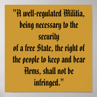 Poster Deuxième modification