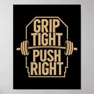 Poster Développé couché Exercice Bodybuilding Fitness Ent