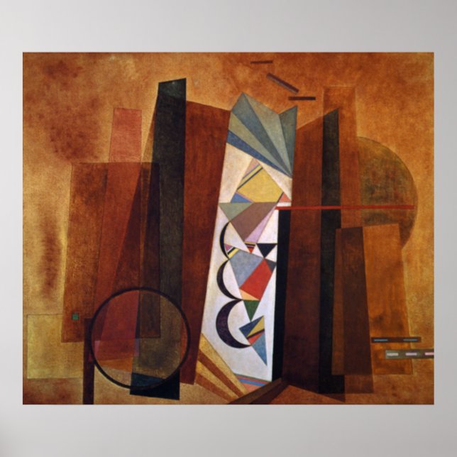 Poster Développement de Kandinsky dans l'art Abstrait Bro (Devant)