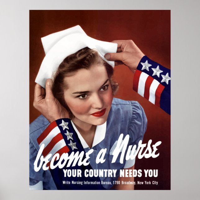 Poster Devenir infirmière (Devant)