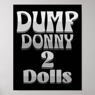 Poster Déverser Donny 2 Poupées Deux Poupées Trump Tarifs