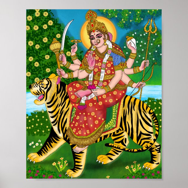 Poster Devi Durga Photo (Devant)