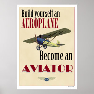 Poster Deviennent un aviateur