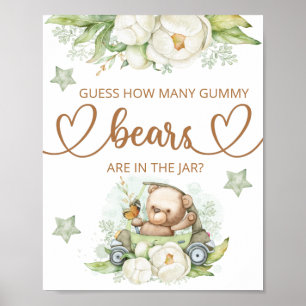 Poster Devinez combien d'affiches d'ours