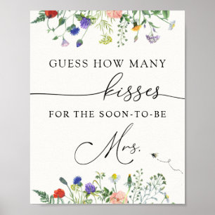 Poster Devinez combien de Baisers pour le futur Mme Post