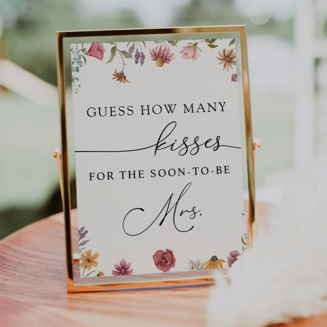 Poster Devinez combien de bisous pour la future Mme  (Créateur téléchargé)