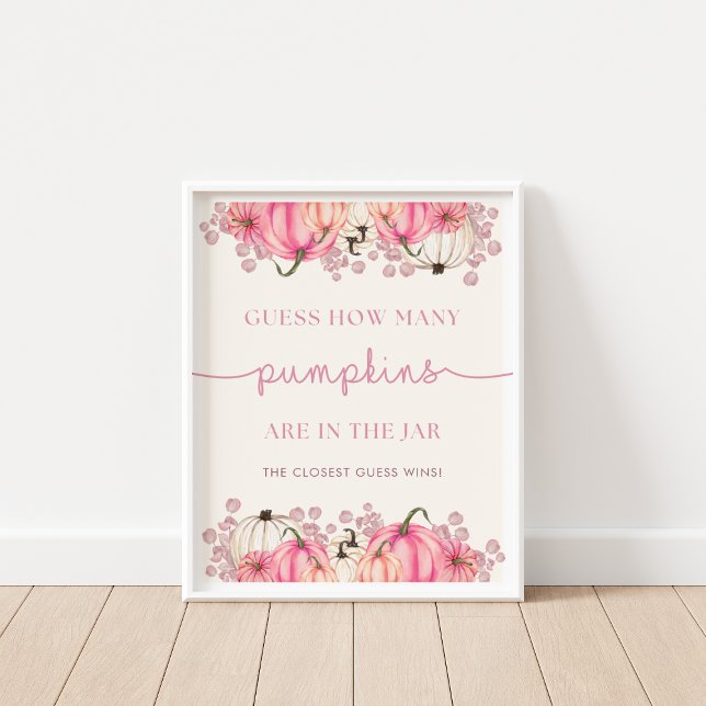 Poster Devinez Combien De Citrouilles Sont Dans Le Pannea (Créateur téléchargé)