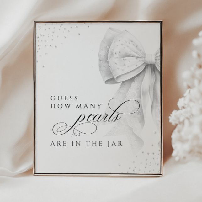 Poster Devinez combien de panneaux de table de Fêtes des  (Créateur téléchargé)