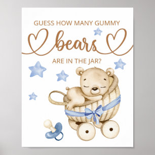 Poster Devinez combien d'ours