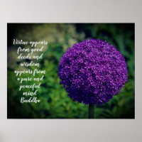 Devis de motivation parfait violet Allium Allium