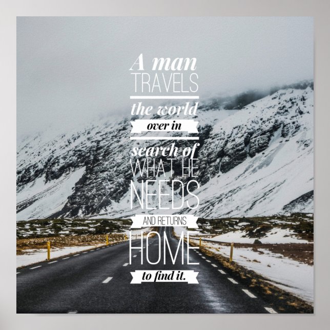 Poster Devis de voyage (Devant)