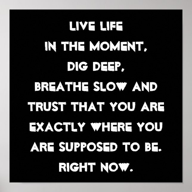 Poster Devis motivationnel (Devant)