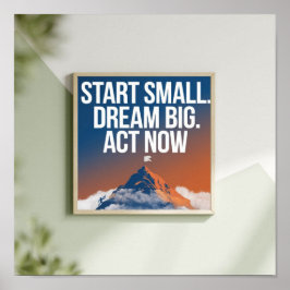 Poster Devis motivationnel