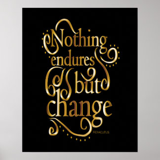 Poster Devis motivationnel de changement positif