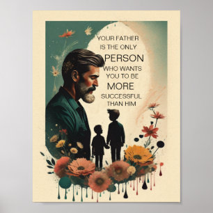 Poster Devis père, Imprimer, Papier d'affiche de valeur (