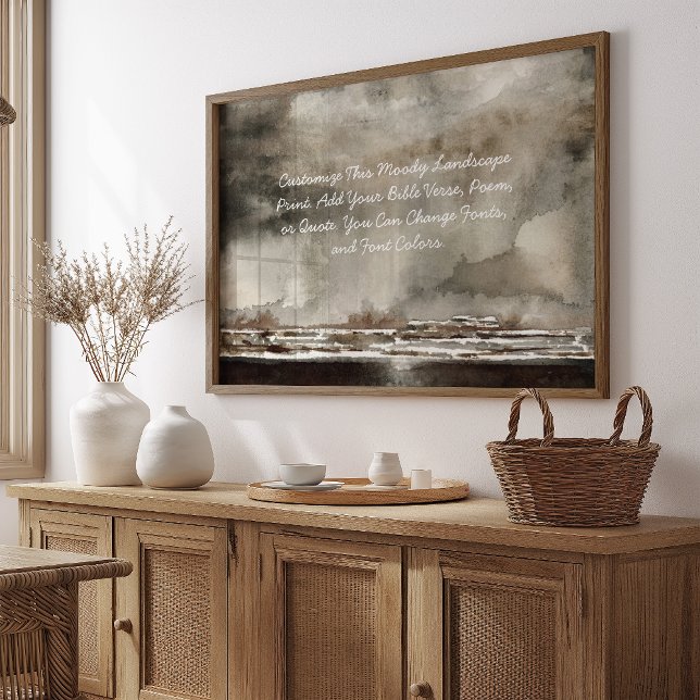 Poster Devis Personnalisé Téléchargez vos propres mots Mo (Créateur téléchargé)