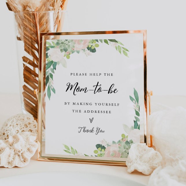 Poster DEVON Adresse du panneau Baby shower Enveloppe (Créateur téléchargé)