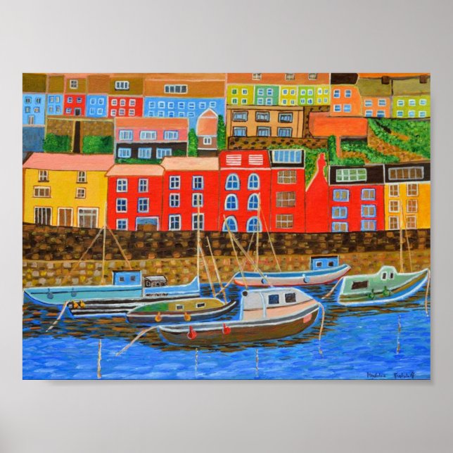 Poster Devon Brixham (Devant)